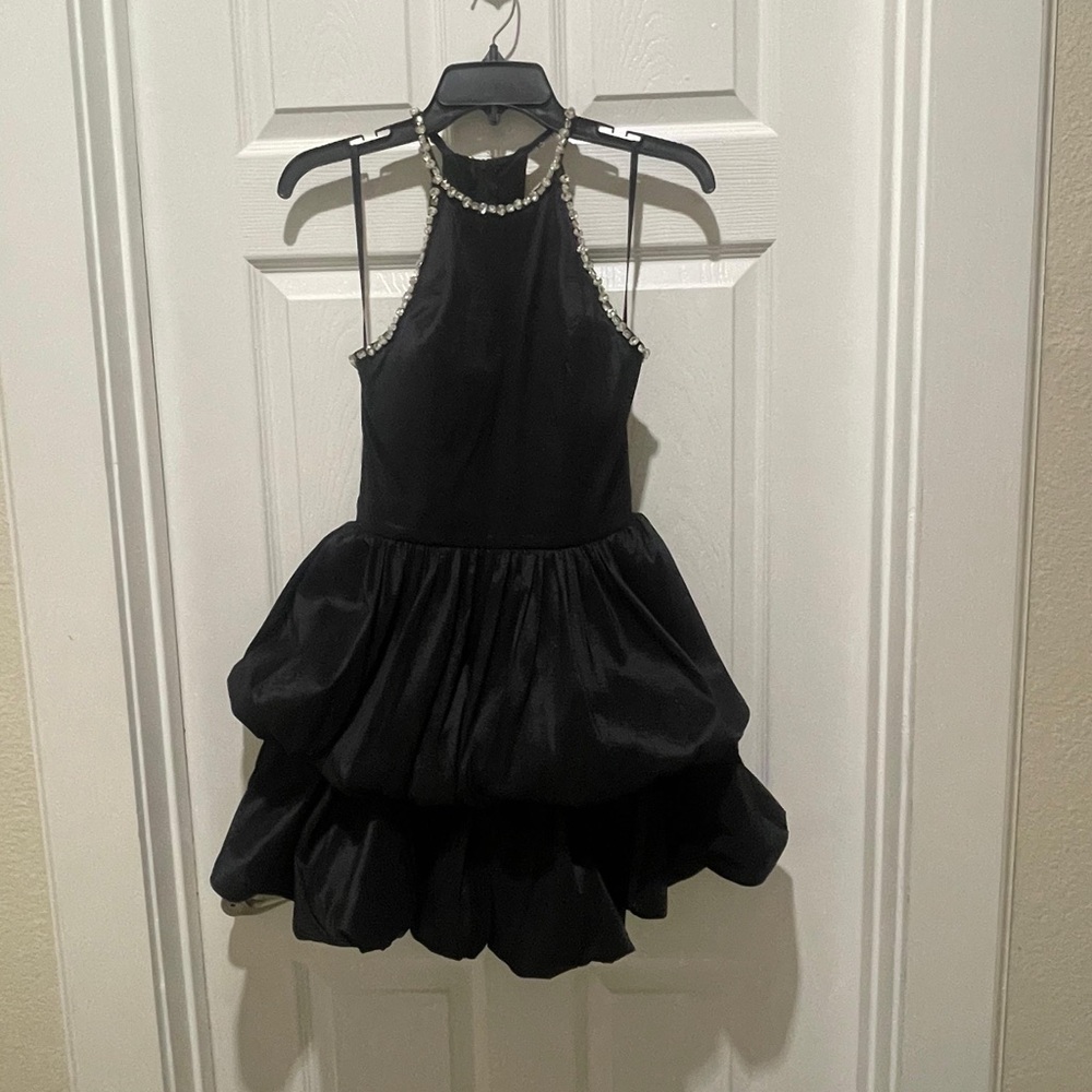 Elegant Black Mini Dress